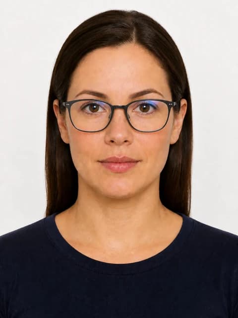Wearing prescription glasses