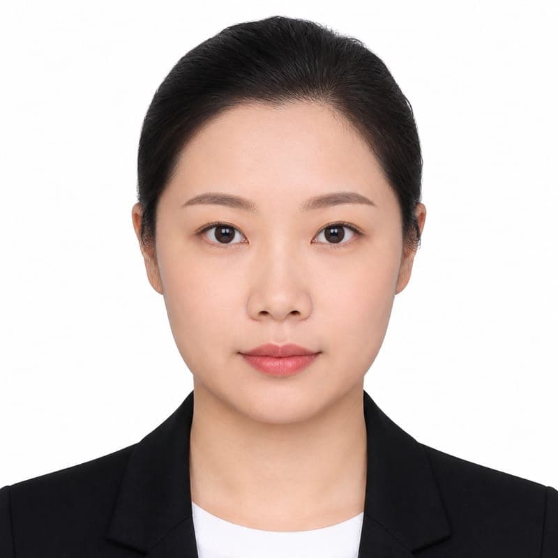 US Visa / DS-160 sample square 2×2-style crop 1 — illustrative, not a real applicant